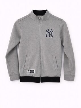 ⚾ MLB New York Yankees Full Zip Hoodie | Kids Size 11 | Grey